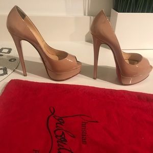 Christian Louboutin lady peep  great condition